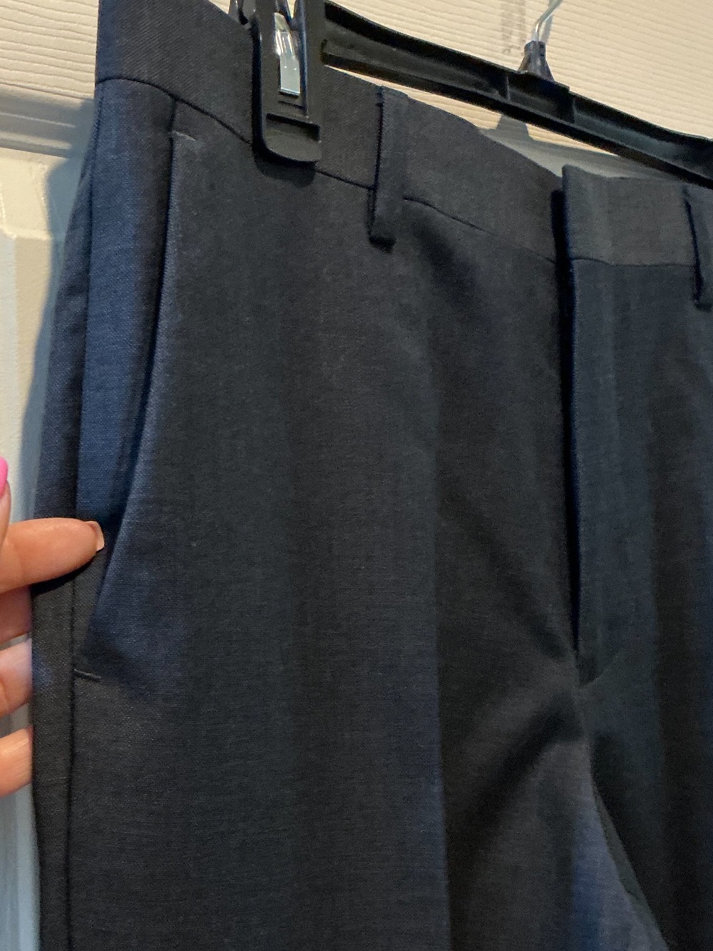 J. Crew NWT Men's Lightweight Wool Dark Navy Dress Pant Ludlow Tollegno Slim 33 - Picture 5 of 9